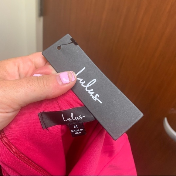 NWT Lulu’s Flaunt It Magneta BodyCon Dress - Picture 14 of 14